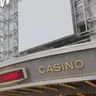 CASINO marquee under the Woodbine sign in Toronto